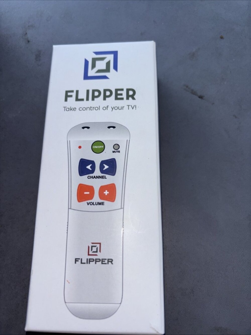 Flipper Big Button Universal Remote Control Easy Use Senior TV Remote in Box